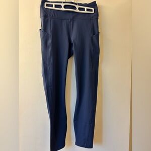 OASIS HIGH-WAISTED 7/8 Leggings in Blue (Abyss)